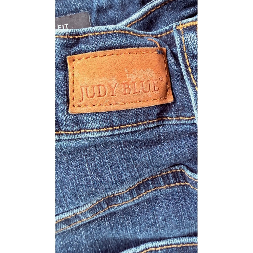 Judy Blue Skinny Fit Women 16W Blue High Rise Seam Detail Stretch Denim Jeans